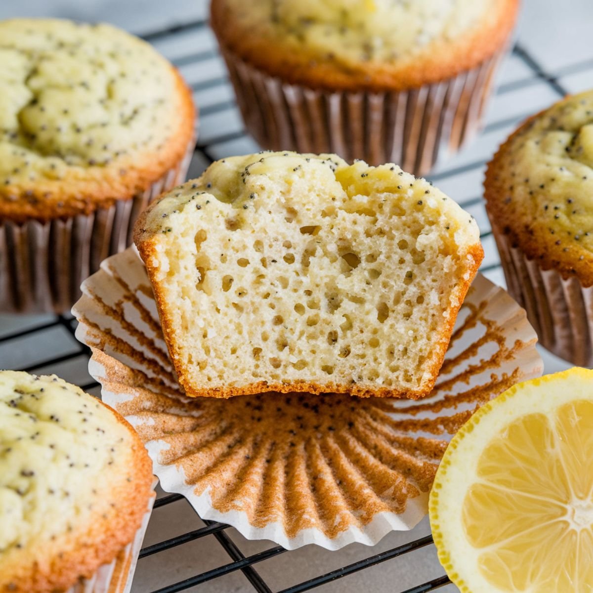 Lemon Poppy seed Muffins