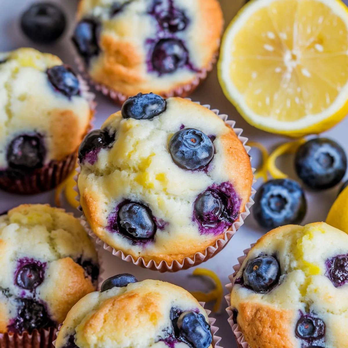 Lemon Blueberry Muffins Recipe