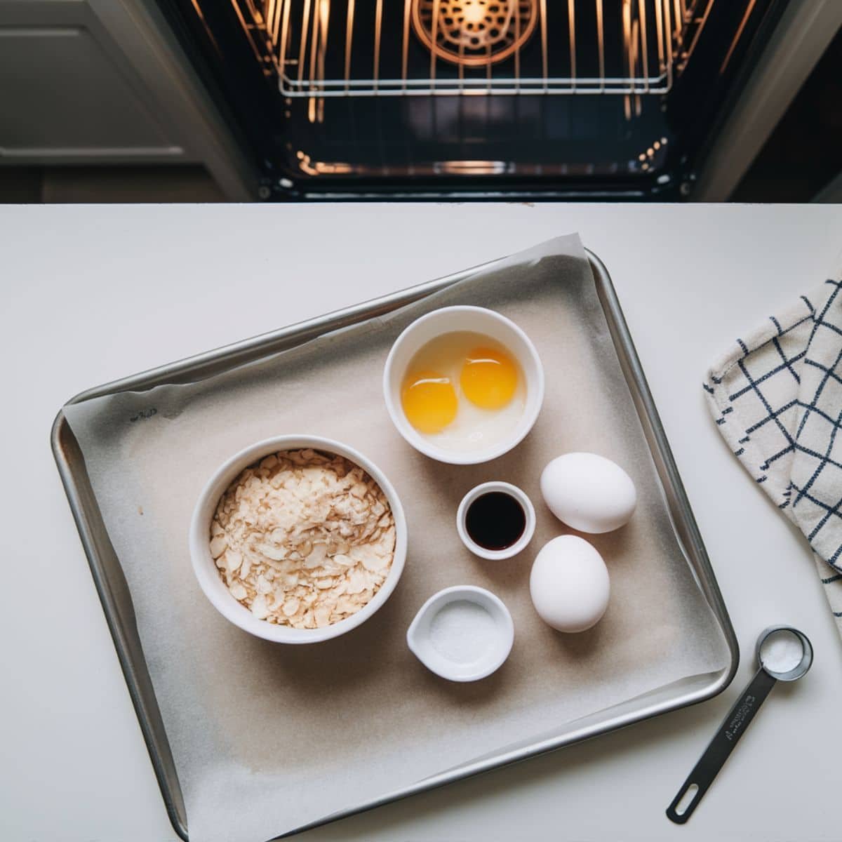 Setting up ingredients and preheating the oven is key for an effortless baking process.