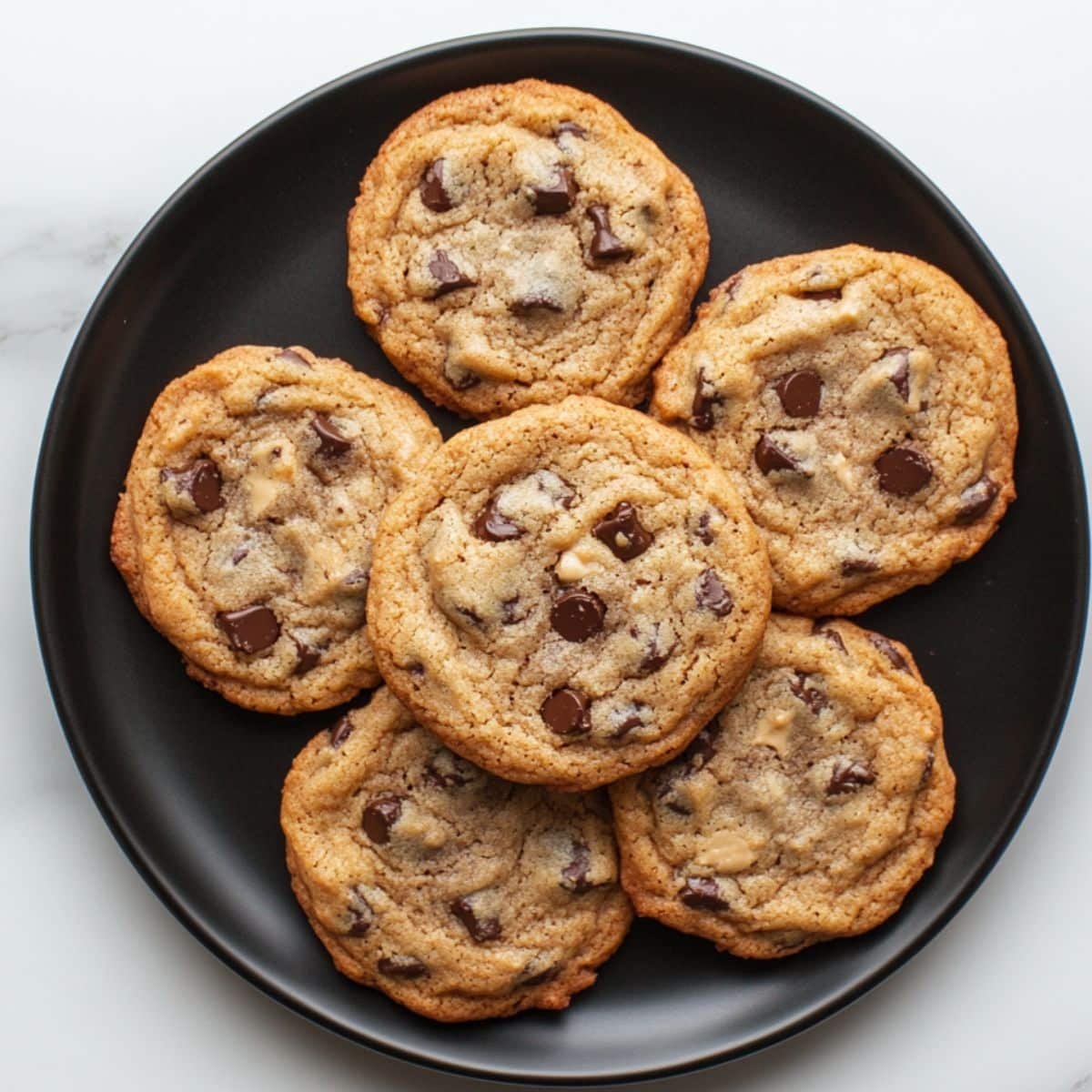 Chocolate Chip Banana Cookies with a bite taken out	