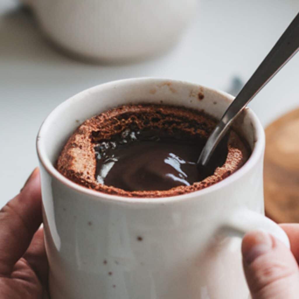 Indulge in a Molten Lava Mug Cake Quick & Delicious In 3 steps