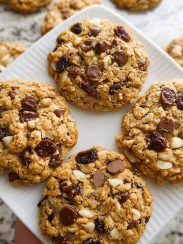 Homemade Flourless Cookie Recipe with oats and chocolate chips