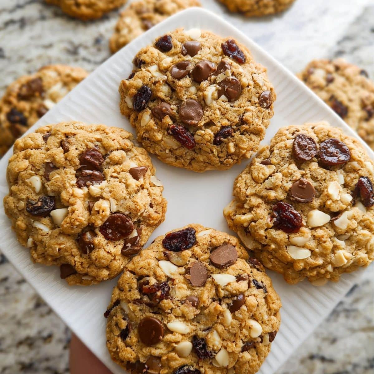 Homemade Flourless Cookie Recipe with oats and chocolate chips 
