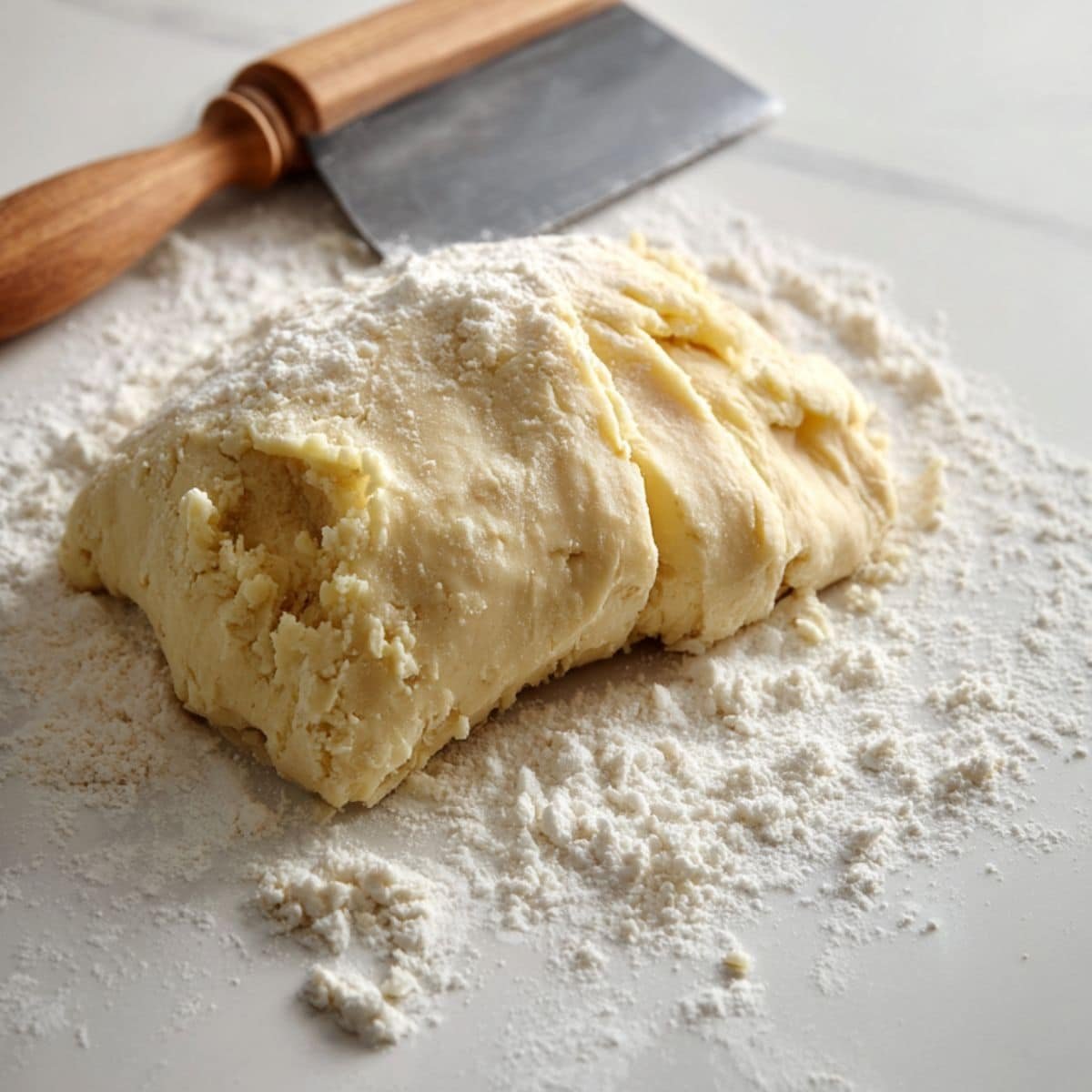 Stretch and fold dough during fermentation	