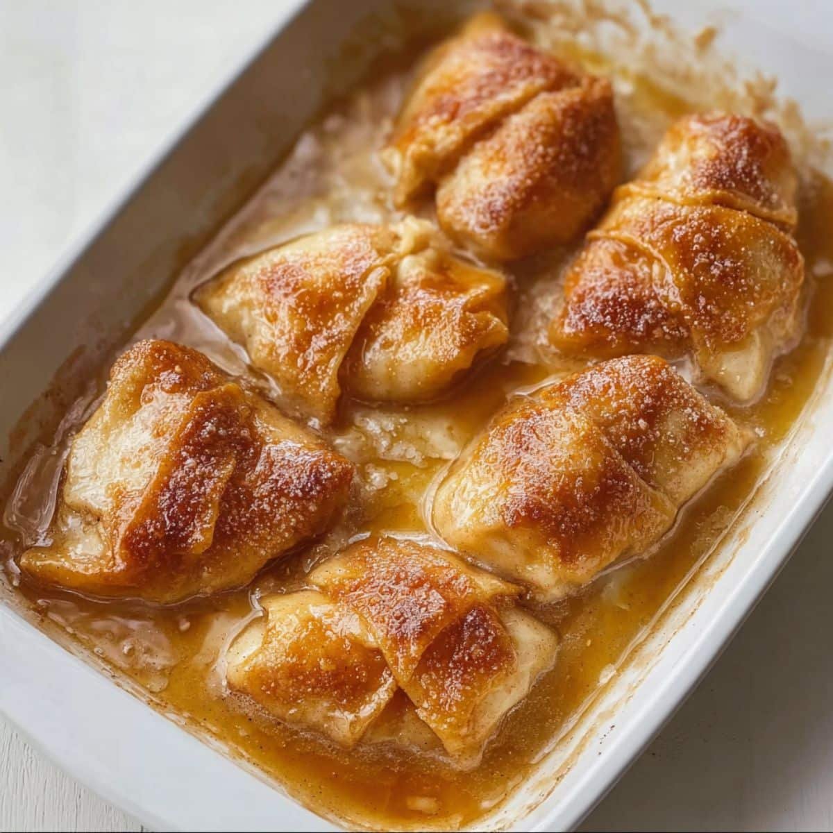 Freshly Baked Crescent Roll Apple Dumplings – Cozy Fall Dessert